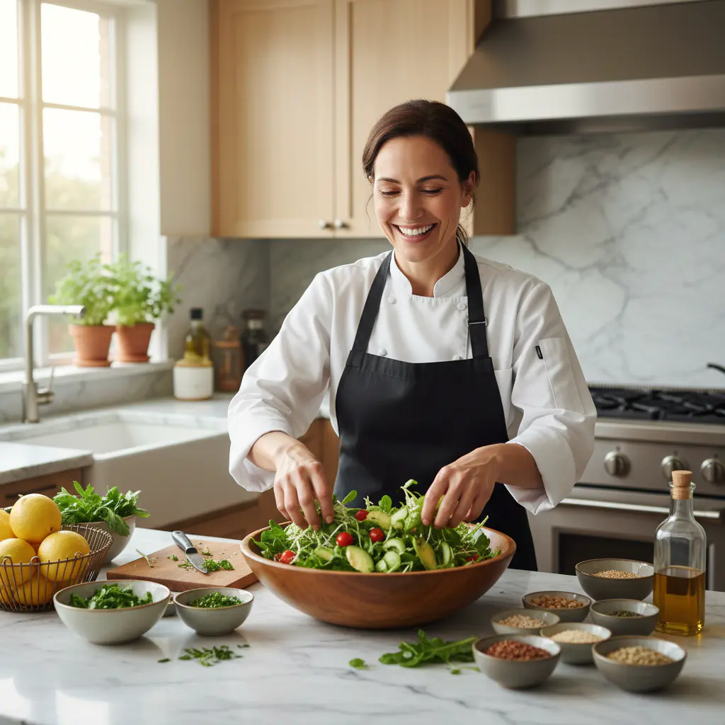 Chef smiling